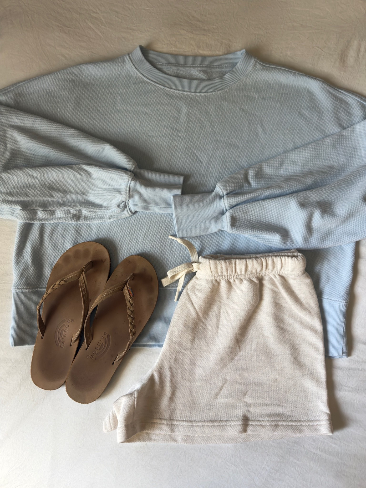 Sweatshirt + shorts 

#comfyoutfit #aerie #sweatshirt #crewneck #rainbowflipflops #summer #shorts

#LTKootd #LTKSeasonal