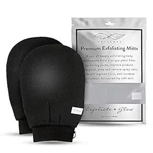 Seraphic Skincare Korean Exfoliating Mitts (2pcs) Microdermabrasion at Home Exfoliating Gloves Vi... | Amazon (US)