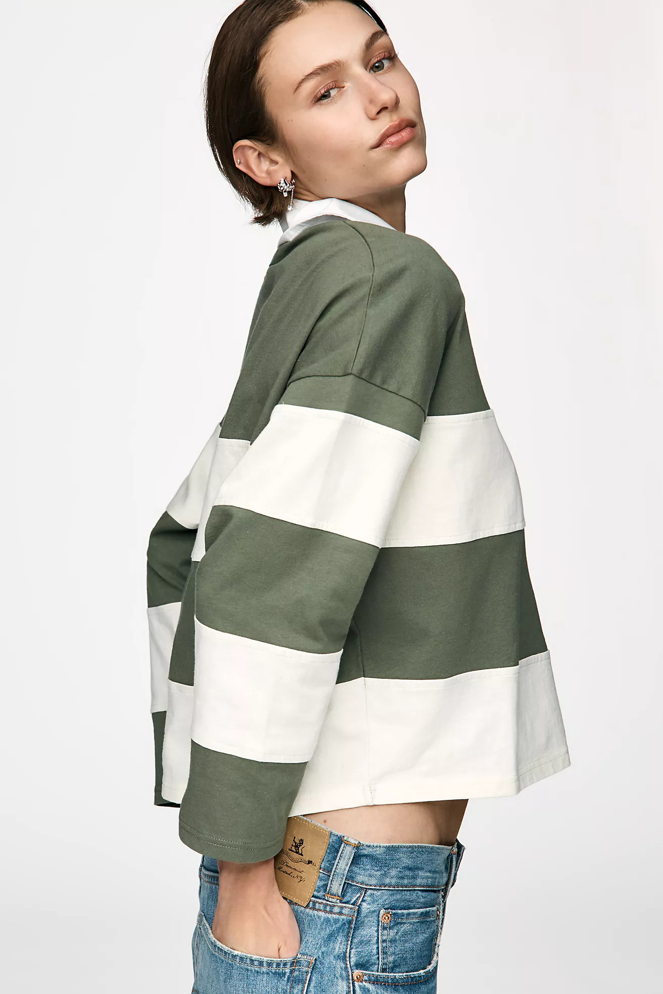 By Anthropologie Striped Rugby Top | Anthropologie (US)