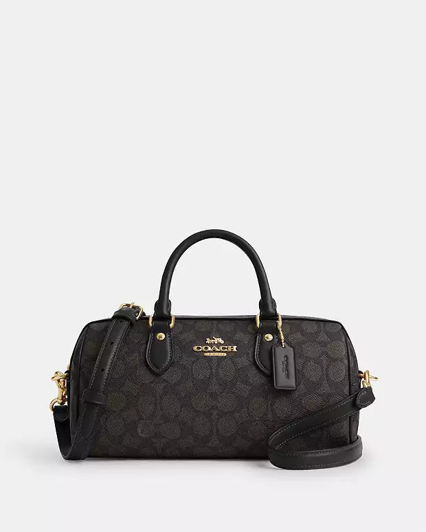 Rowan Long Satchel Bag In Signature CanvasComparable Value$398$149(63% off) | Coach Outlet US