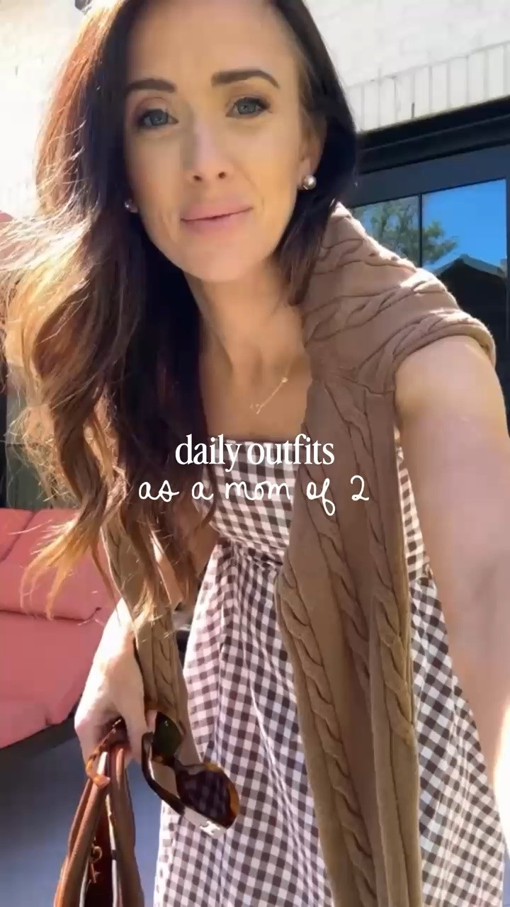 Gingham dress 

#LTKOver40