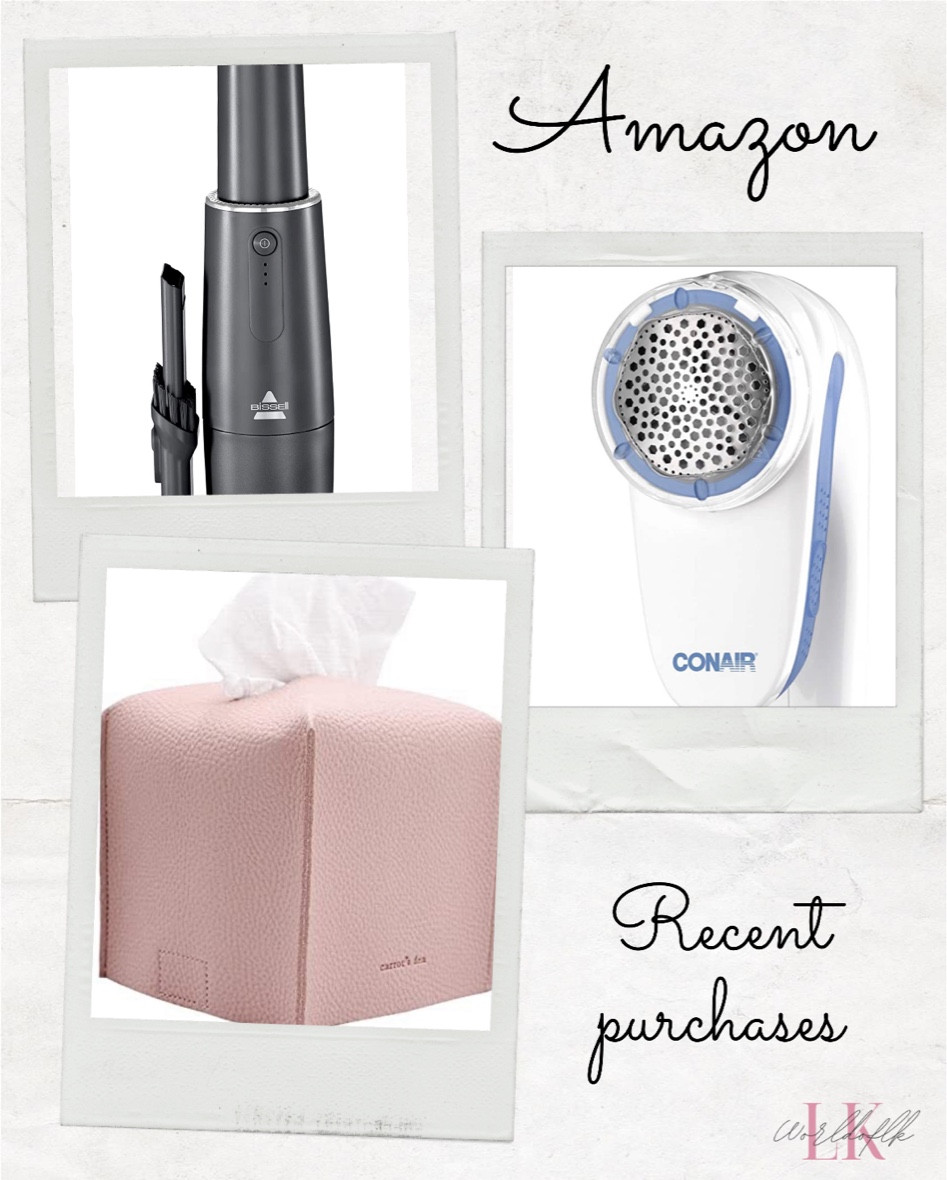 Amazon home finds

Clothing / sofa shaver 
Handheld portable vacuum 
Tissue box cover 

#LTKhome #LTKunder100 #LTKFind