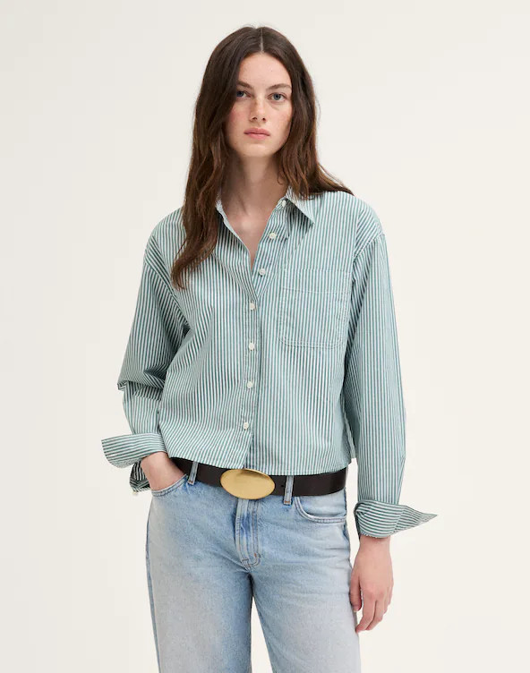 The Cropped Easy Shirt | Madewell