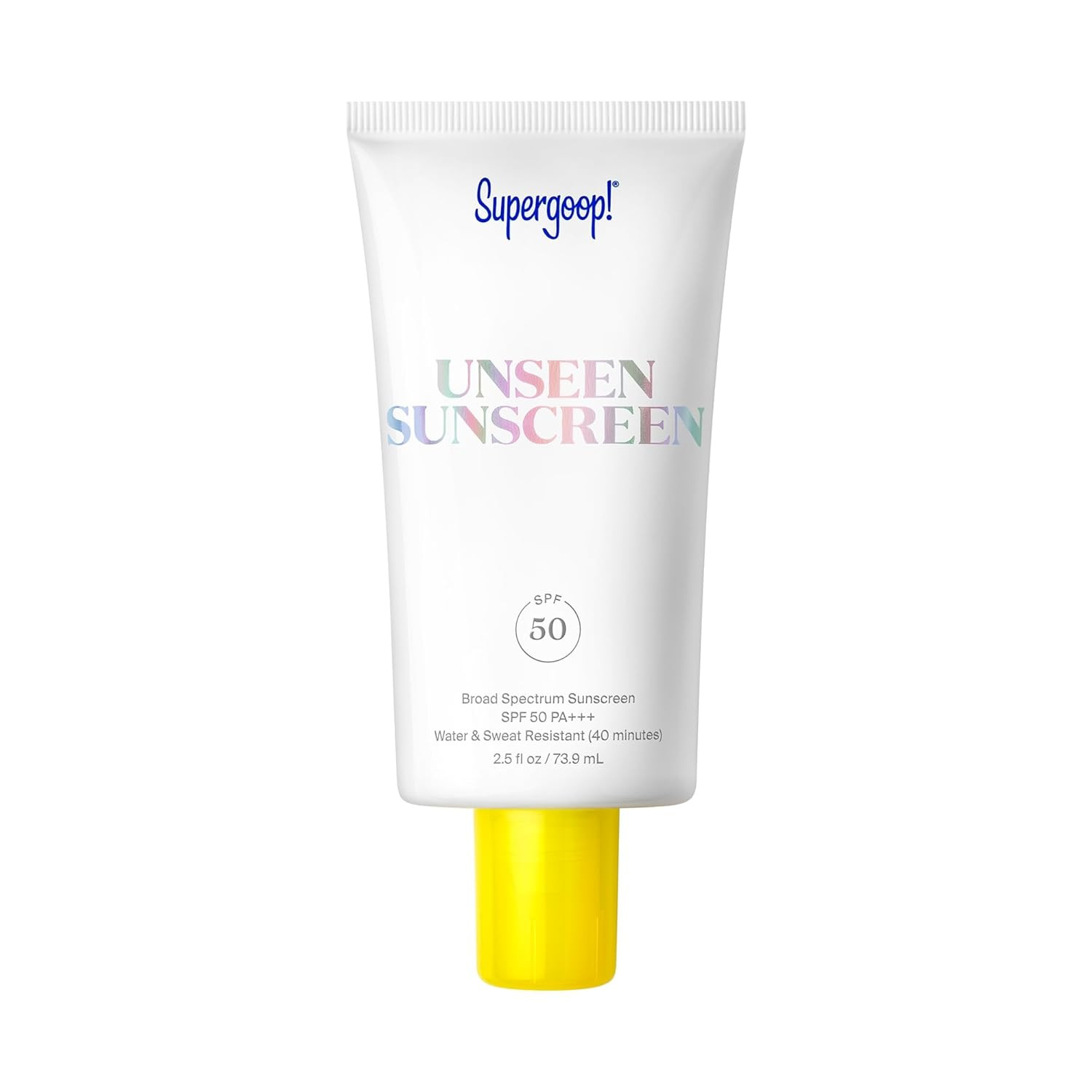 Supergoop! Unseen Sunscreen - SPF 50 - Clear & Invisible Face Sunscreen + Broad Spectrum + Makeup... | Amazon (US)