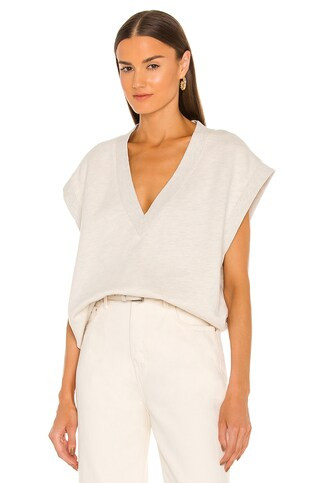 AGOLDE Shaw Vest in Oatmeal Heather from Revolve.com | Revolve Clothing (Global)