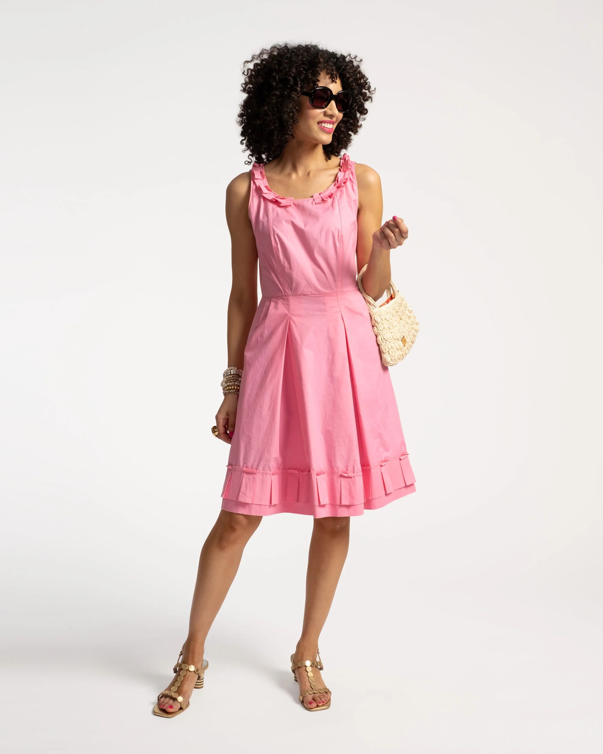 Mia Mini Dress Pink | Frances Valentine