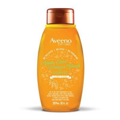 Aveeno Apple Cider Vinegar Blend Sulfate Free Shampoo for Balance and High Shine - 12 fl oz | Target