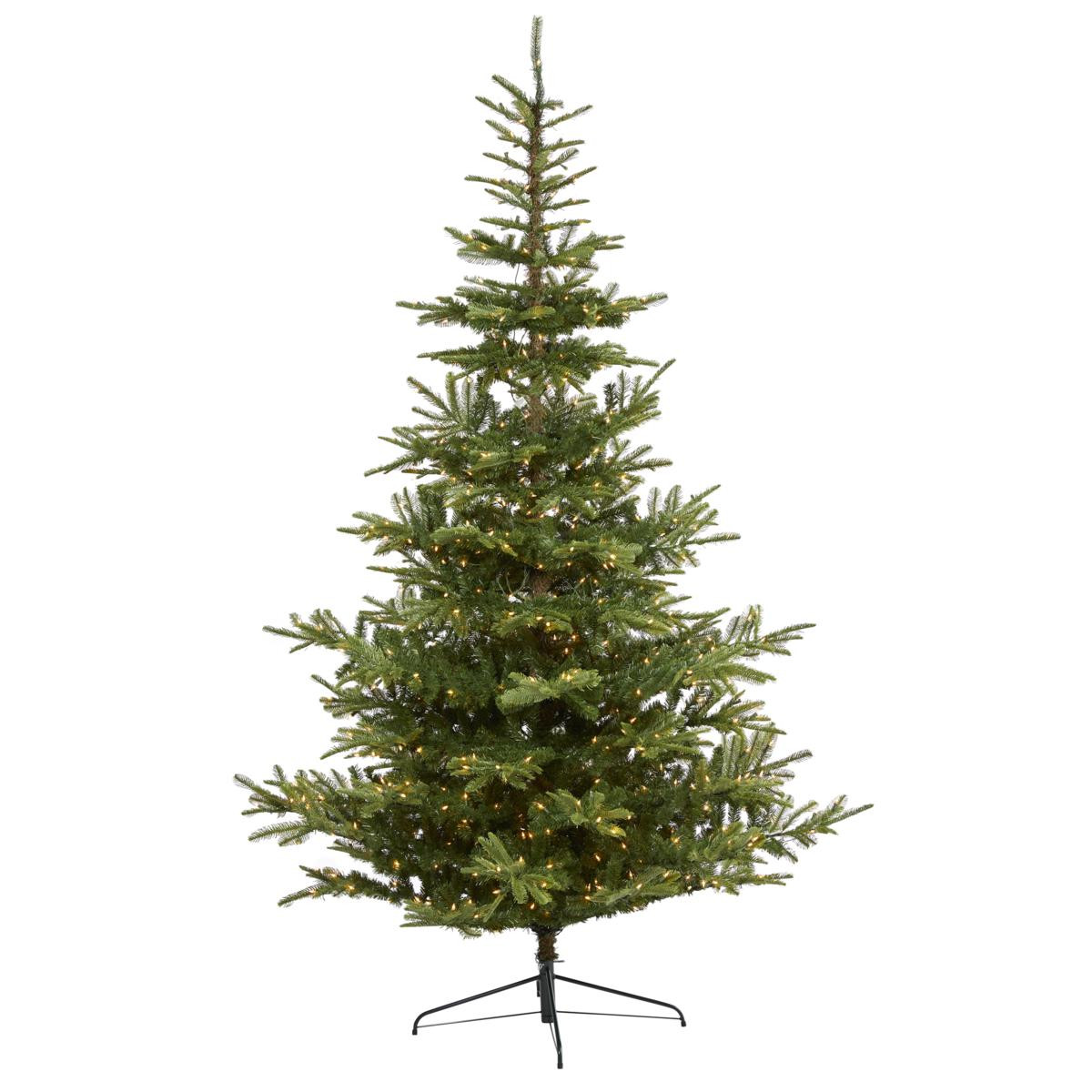 Nearly Natural 9’ Layered Spruce Artificial Christmas Tree 750 Lights - 20604014 | HSN | HSN