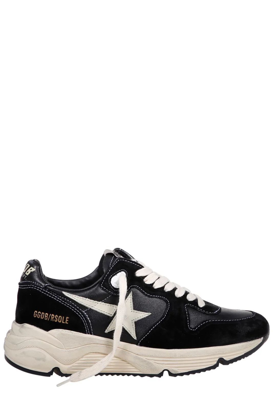 Golden Goose Deluxe Brand Running Sole Panelled Lace-Up Sneakers | Cettire Global