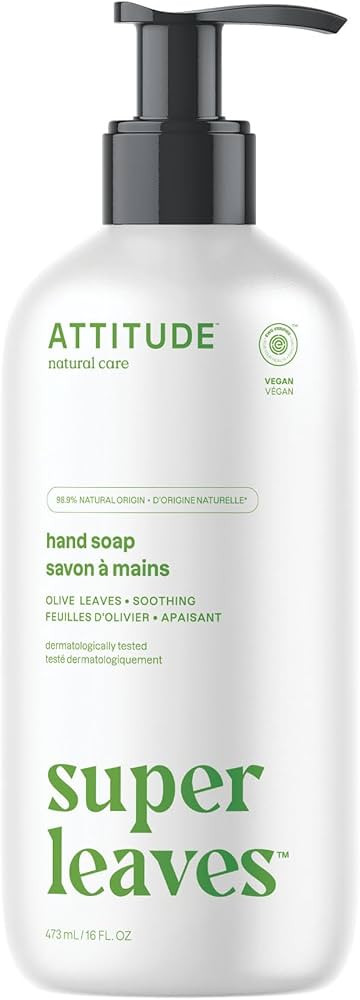 ATTITUDE Liquid Hand Soap, EWG Verified, Plant and Mineral-Based, Vegan Personal Care Products, O... | Amazon (US)