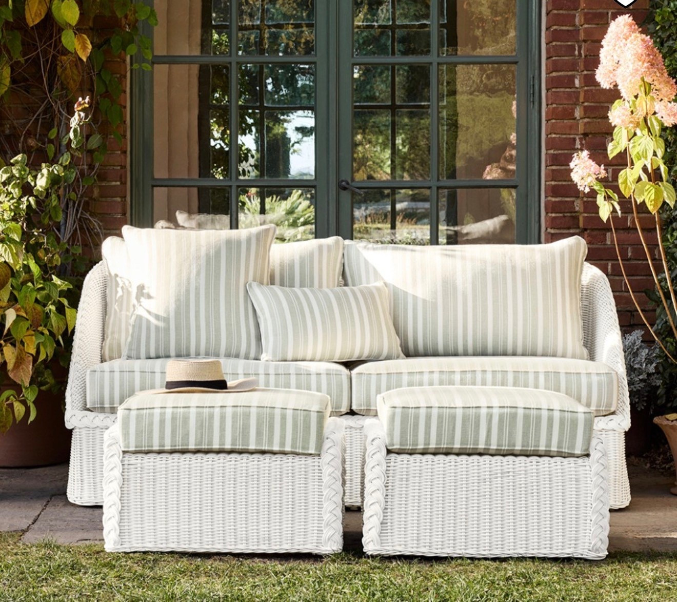 AERIN x Williams Sonoma Home East Hampton Coffee Table Ottoman (28.5"), White

Designed in collaboration with Aerin Lauder, this versatile outdoor piece echoes the relaxed style of her Hamptons home. As durable as it is beautiful, it combines all-weather resin wicker with a sturdy

#LTKspringtrends #LTKHome #LTKSeasonal