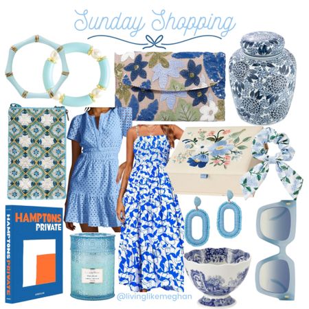 Sunday shopping 







Beaded clutch, dresses, summer dresses, eyelet dress, Amazon fashion, Amazon finds, grandmillennial, blue and white, book, candles, sunglasses, statement earrings, spode, ginger jar, clutch, hair tie, keepsake box, classic finds, preppy style, blue hydrangeas 

#LTKHome #LTKSummerSales #LTKItBag