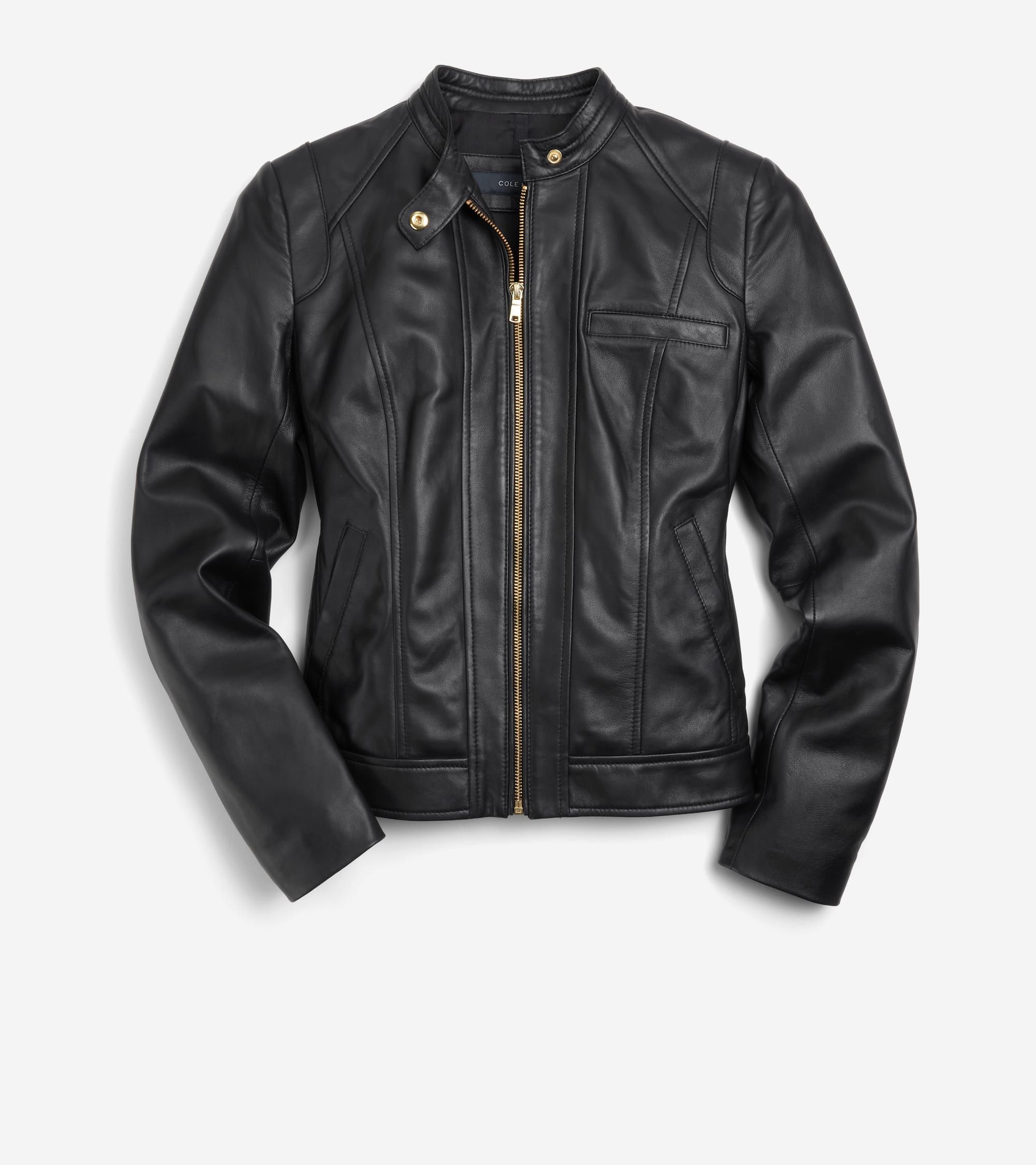 Women's Lambskin Leather Jacket | Cole Haan (US)