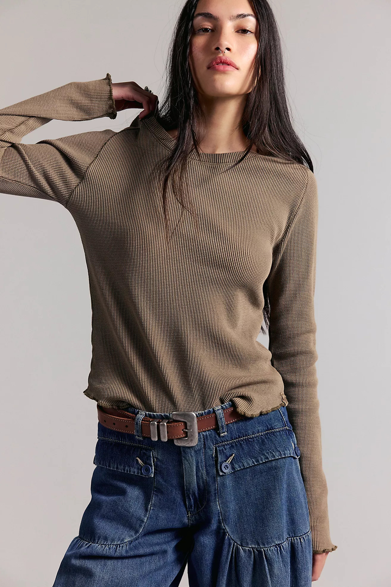 We The Free Easy Does It Long Sleeve Tee | Free People (Global - UK&FR Excluded)
