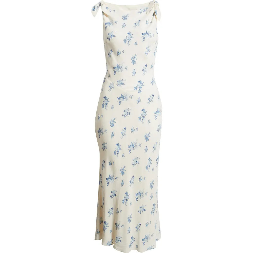 Reformation Sorrel Floral Midi Dress in Delicacy at Nordstrom, Size 0 | Nordstrom