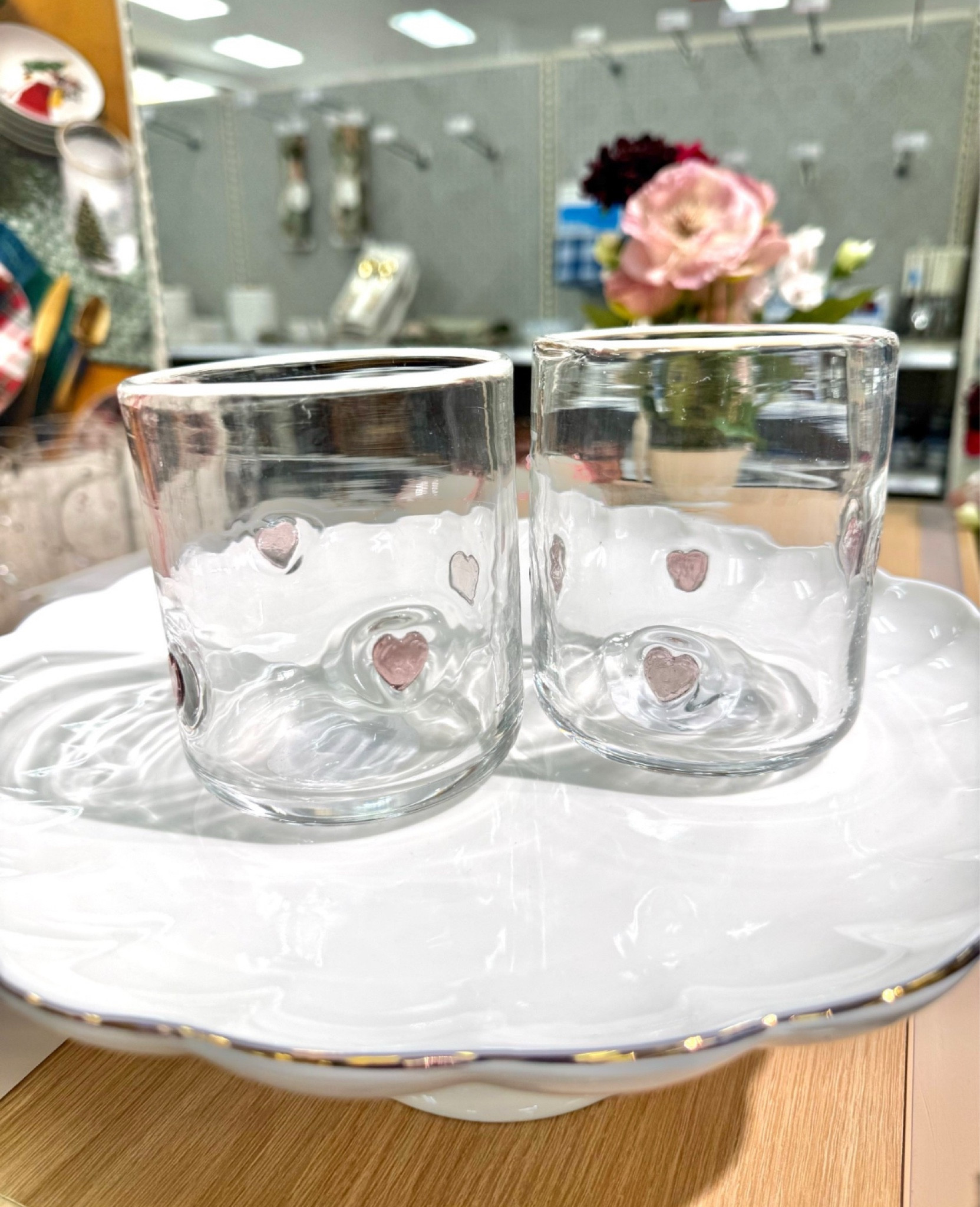 These heart glasses are a must have for valentine’s day. So obsessed for an iced coffee or a fun drink 🩷

#LTKHome #LTKSeasonal #LTKmorningroutine