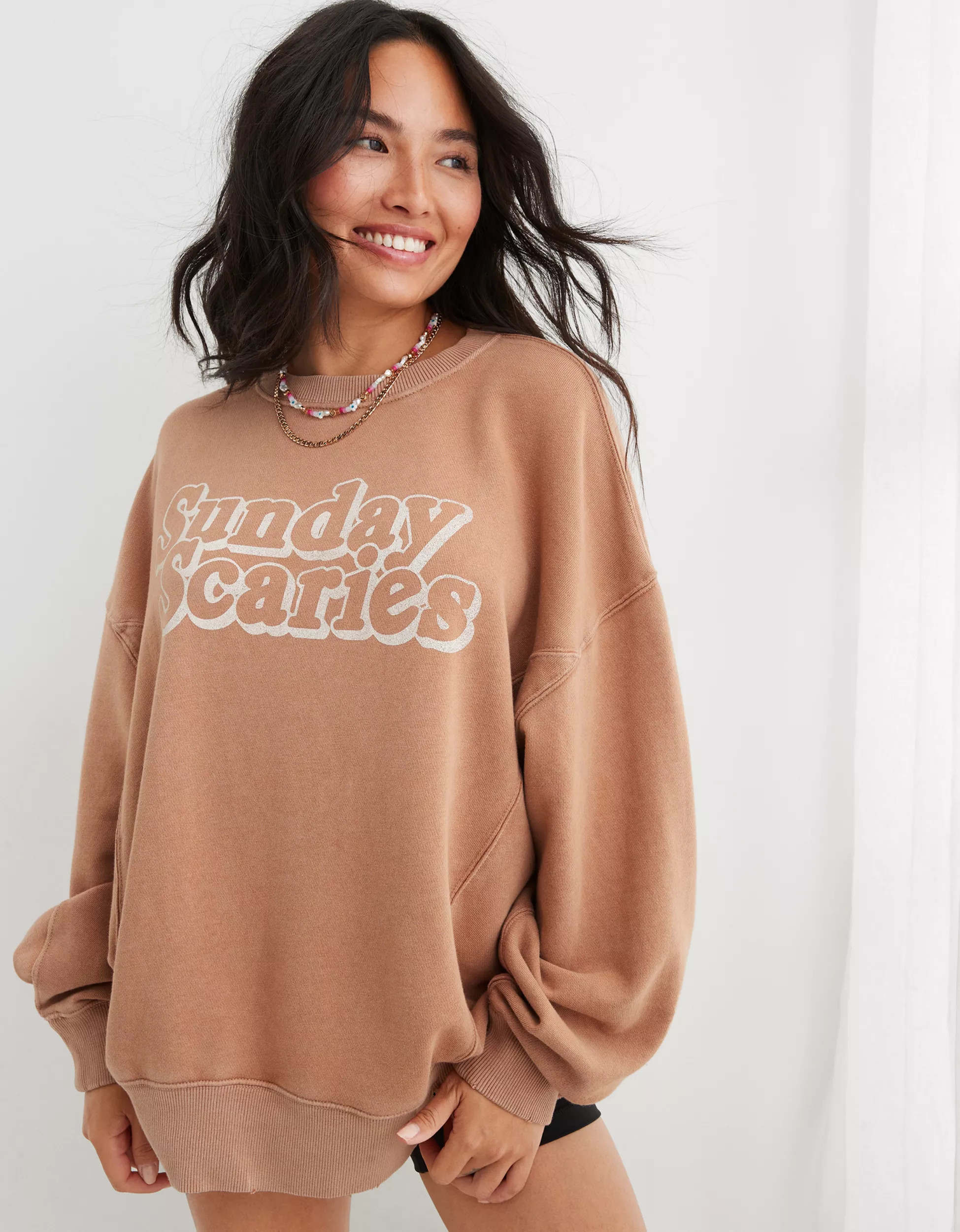 Aerie The Chill Crew Sweatshirt | Aerie