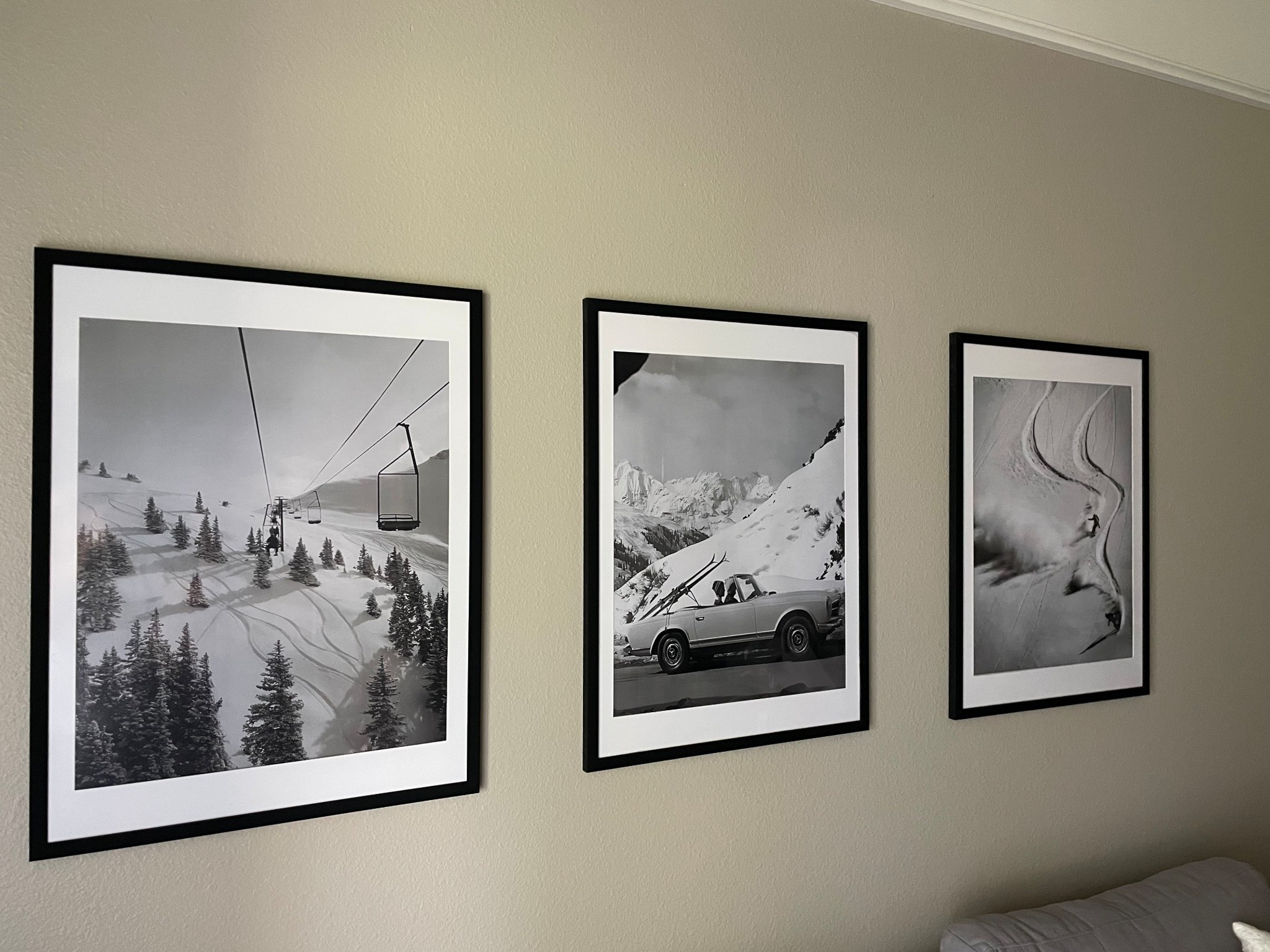 Vintage Ski Prints from Etsy! These are digital downloads, I had them printed at Staples

#LTKHome