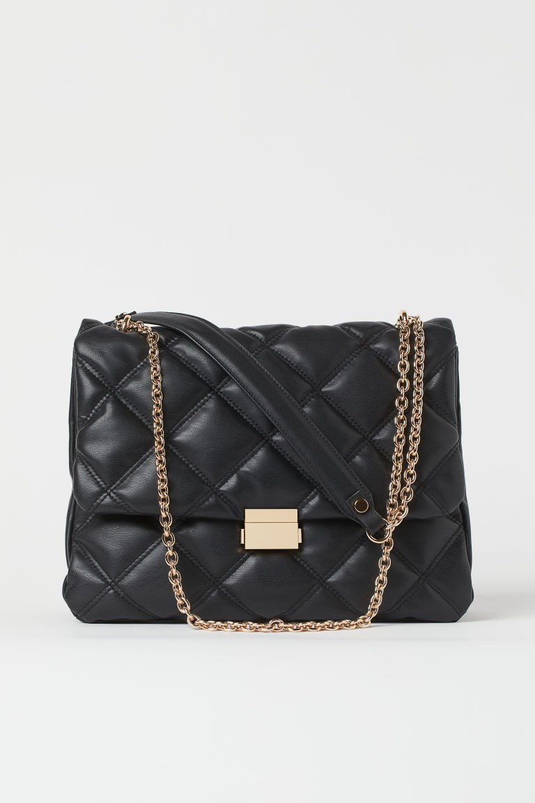 H & M - Quilted Shoulder Bag - Black | H&M (US + CA)