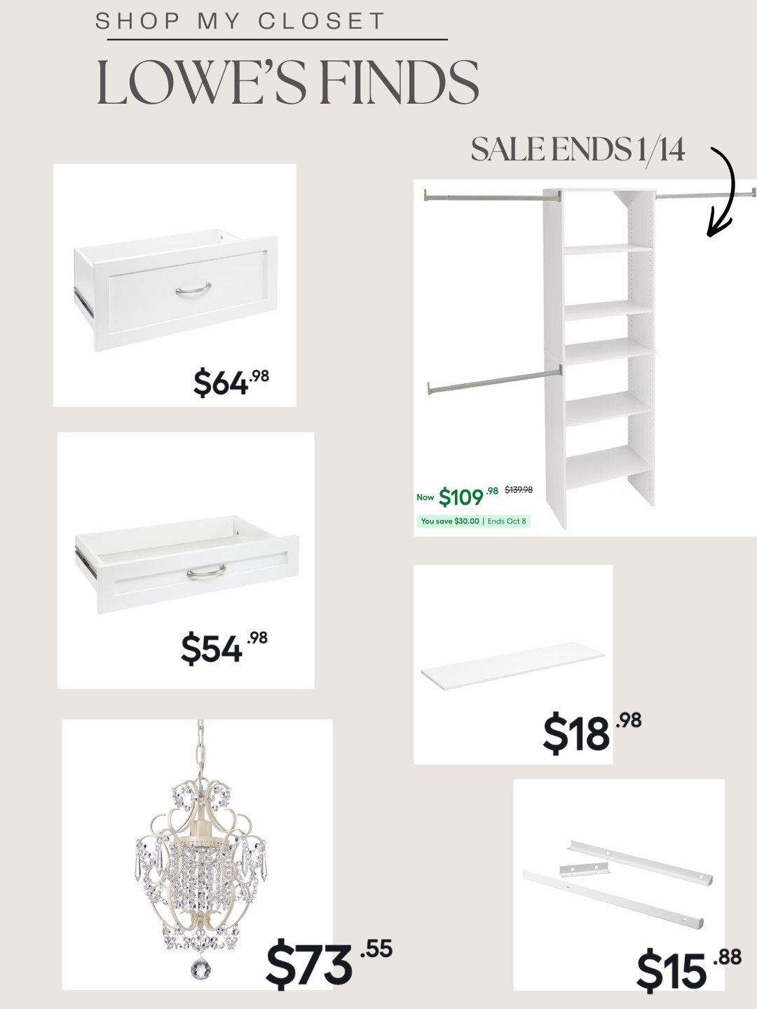 Shop my closet system! 

The towers that I used are on sale until 1/14! 

#LTKHome #LTKSaleAlert