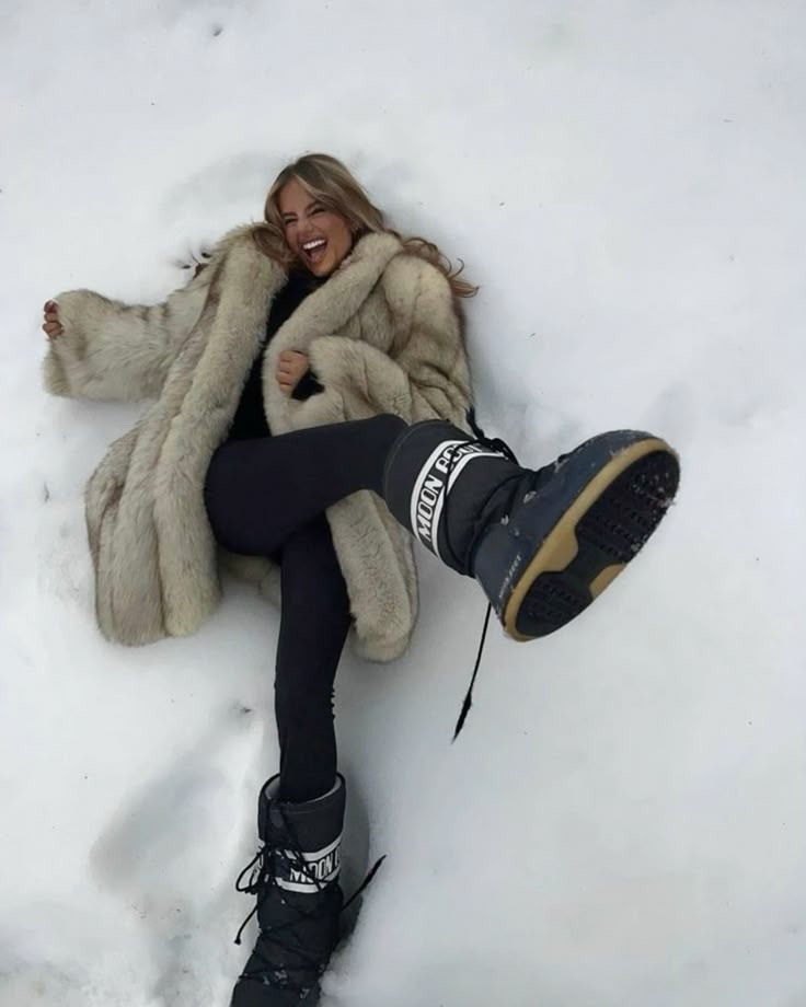 Snowy outfit with moon boots 

#LTKeurope #LTKwinter #LTKstyletip
