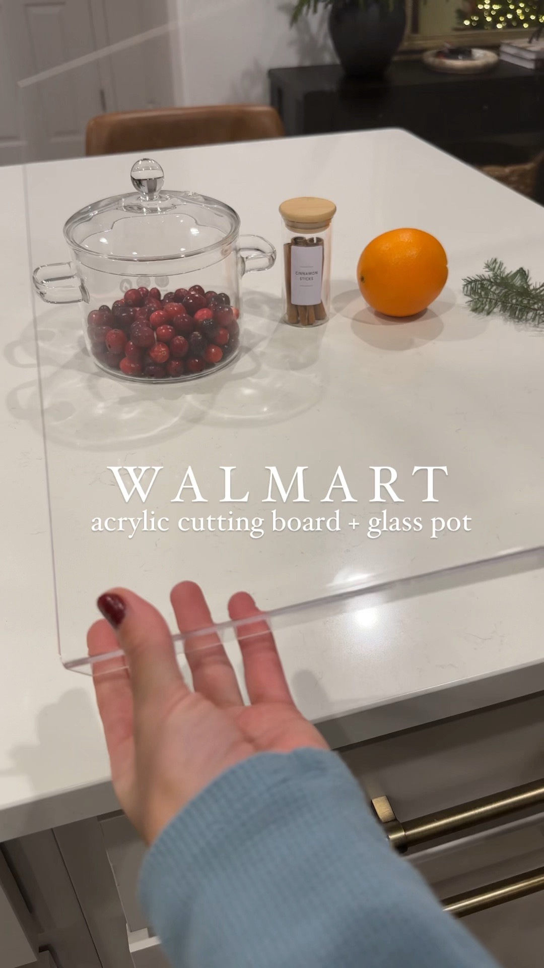 Acrylic cutting board, glass simmer cooking pot, Walmart finds

#LTKhome #LTKfindsunder50