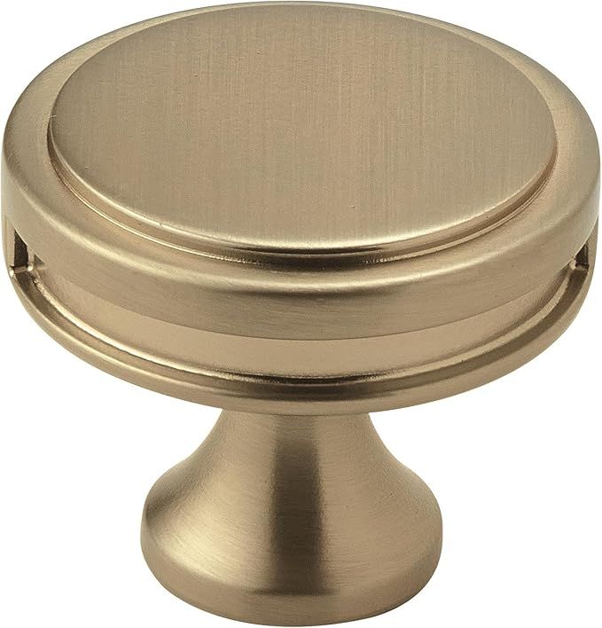 Amerock | Cabinet Knob | Golden Champagne | 1-3/8 inch (35 mm) Diameter | Oberon | 1 Pack | Drawe... | Amazon (US)