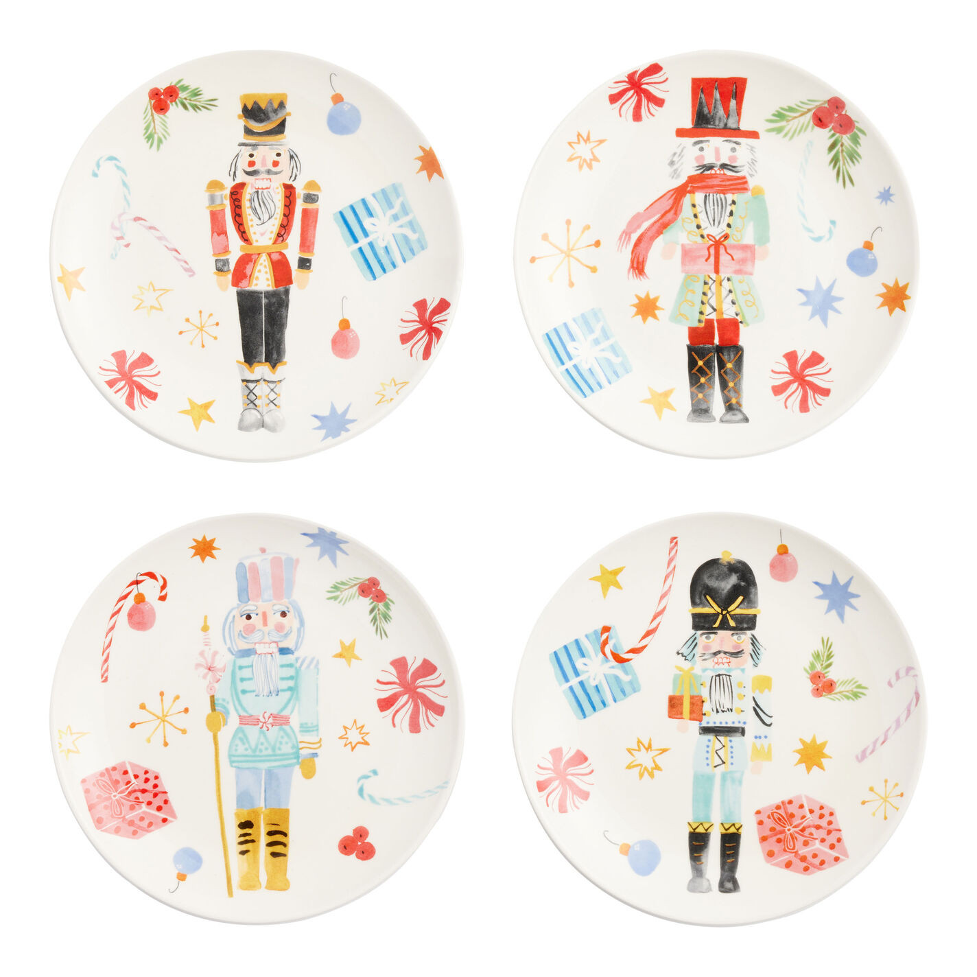 Watercolor Holiday Nutcracker Dishware Collection - World Market | World Market