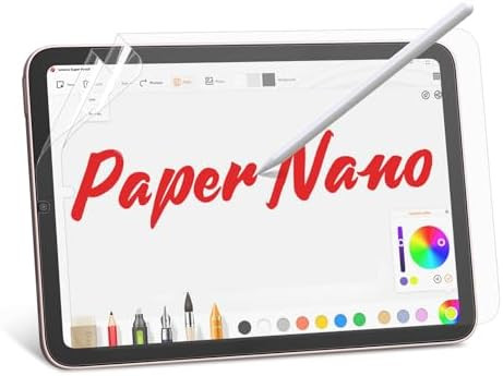 bersem 2 Pack Paperfeel Screen Protector Compatible with iPad Mini 7 2024(A17 Pro)/iPad Mini 6 20... | Amazon (US)