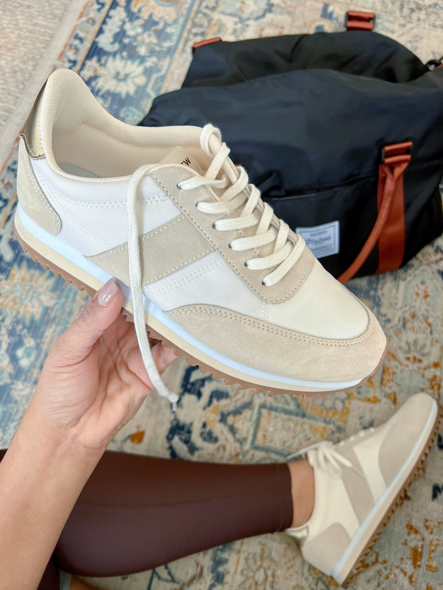 JCrew trainers in metallic. Super chic! 

#LTKfit #LTKshoecrush #LTKsalealert