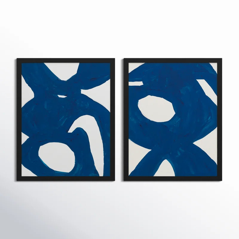 Blue Harmony Set Of 2 by Andrea Stokes | Wayfair North America