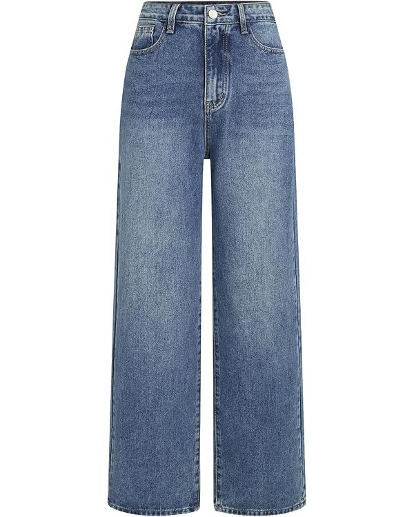 CIDER Yoney Denim Solid Straight Leg Jeans | Amazon (US)