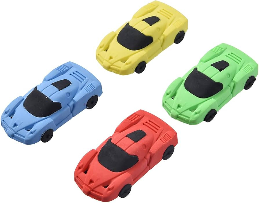 12 Pack Car Erasers for Kids, 3D Erasers for Boys and Girls, Fun Take Apart Erasers for School Su... | Amazon (US)