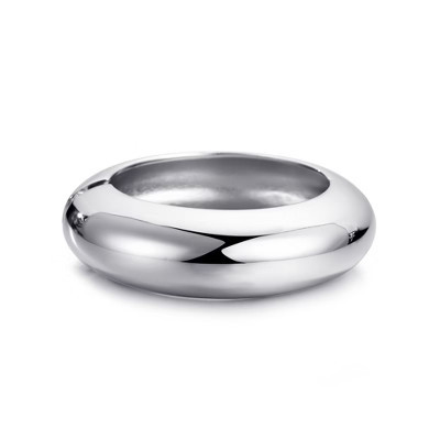 Adornia Silver Chunky Dome Bangle | Target