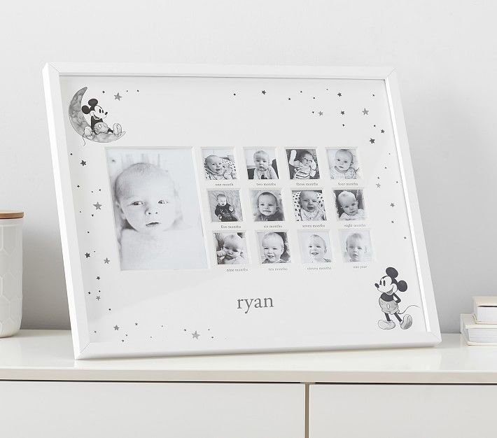 Disney Mickey Mouse First Year Frame | Pottery Barn Kids