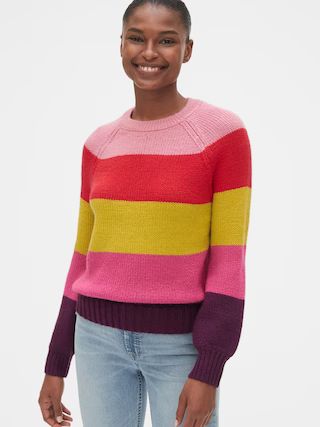 Multicolor Stripe Crewneck Sweater | Gap (US)