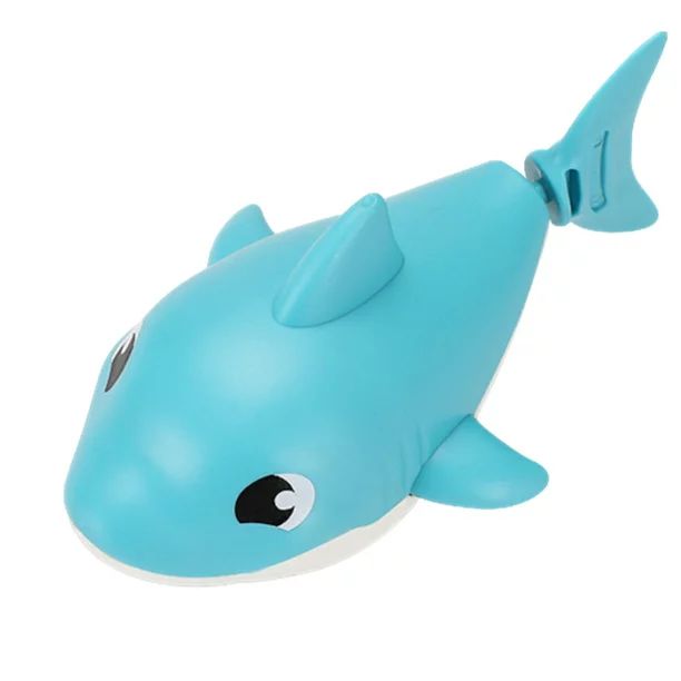 Baby Bath Toys Cute Cartoon Animal Clockwork Floating Bathtub Toys  Blue Shark - Walmart.com | Walmart (US)