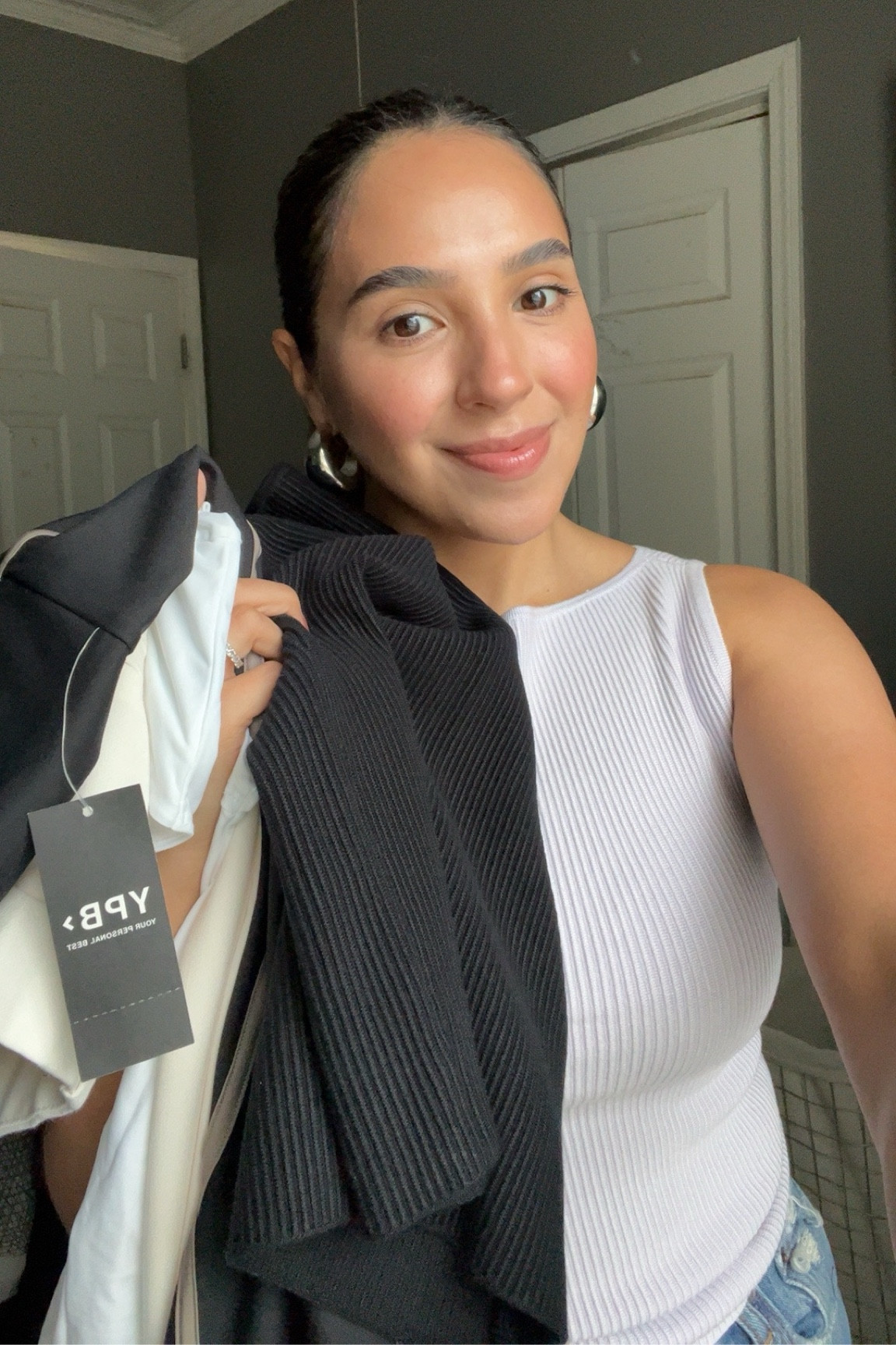 Abercrombie recent try on 
Wearing a xs in the two ribbed tops and S In white bodysuit and small  regular in workout leggings. 26 regular in the dress pants  Reference I’m 5’3 127lbs

#LTKActive #LTKworkwear #LTKstyletip