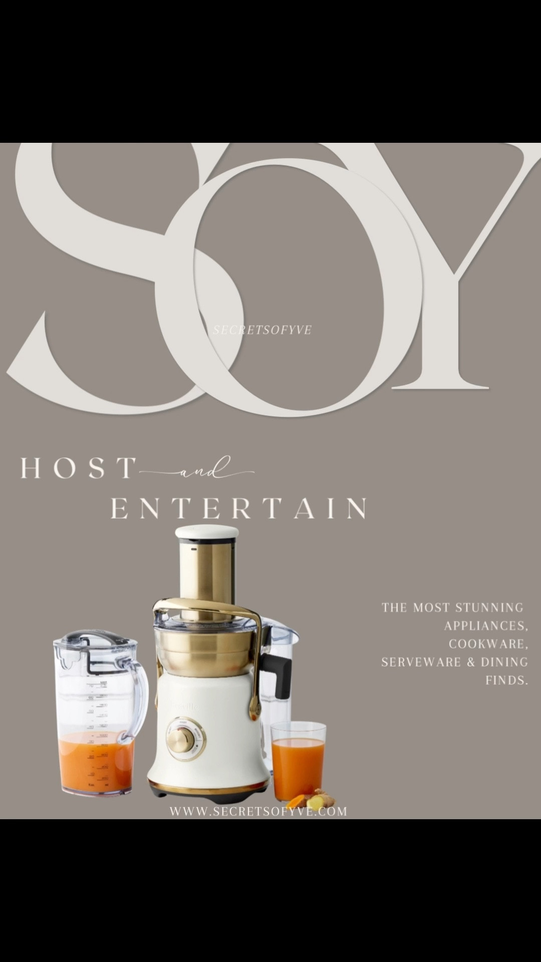 Secretsofyve: excited to share this line of appliances for your home or to give as gifts! 🎁 @williamssonoma
#Secretsofyve #ltkgiftguide
Always humbled & thankful to have you here.. New posts daily at 3pm &4:15pm EST.
CEO: PATESI Global & PATESIfoundation.org
 @secretsofyve : where beautiful meets practical, comfy meets style, affordable meets glam with a splash of splurge every now and then. I do LOVE a good sale and combining codes! #ltkstyletip #ltksalealert #ltkfamily #ltku #ltkfindsunder100 #ltkholiday #ltkparties #ltkwedding secretsofyve 

#LTKMens #LTKHome #LTKSeasonal