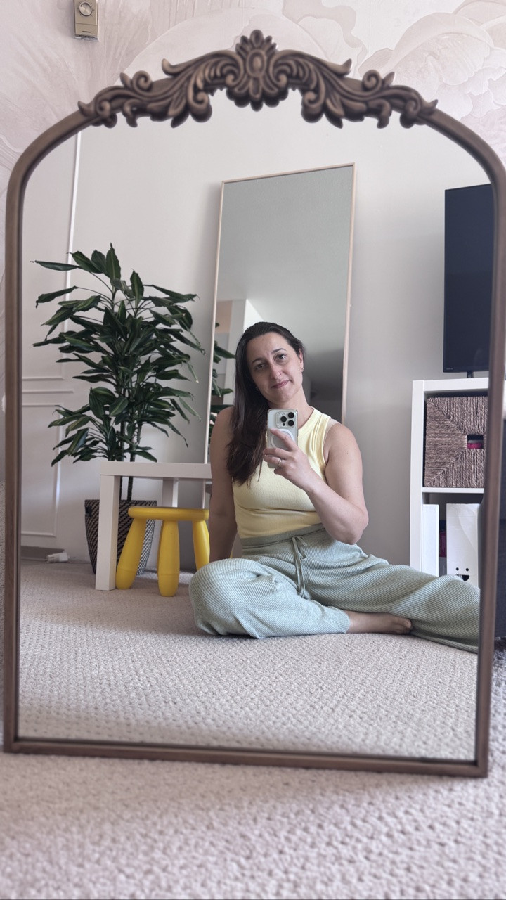 Finally found the perfect spot for this mirror, and it completely transformed my fireplace area. 🤍 Sometimes one simple piece is all it takes to make a space feel brighter and more complete.

✨

#HomeDecor #FireplaceDecor #LivingRoomInspo #HomeStyling #AmazonHome

#LTKhome #LTKfamily #LTKbeauty