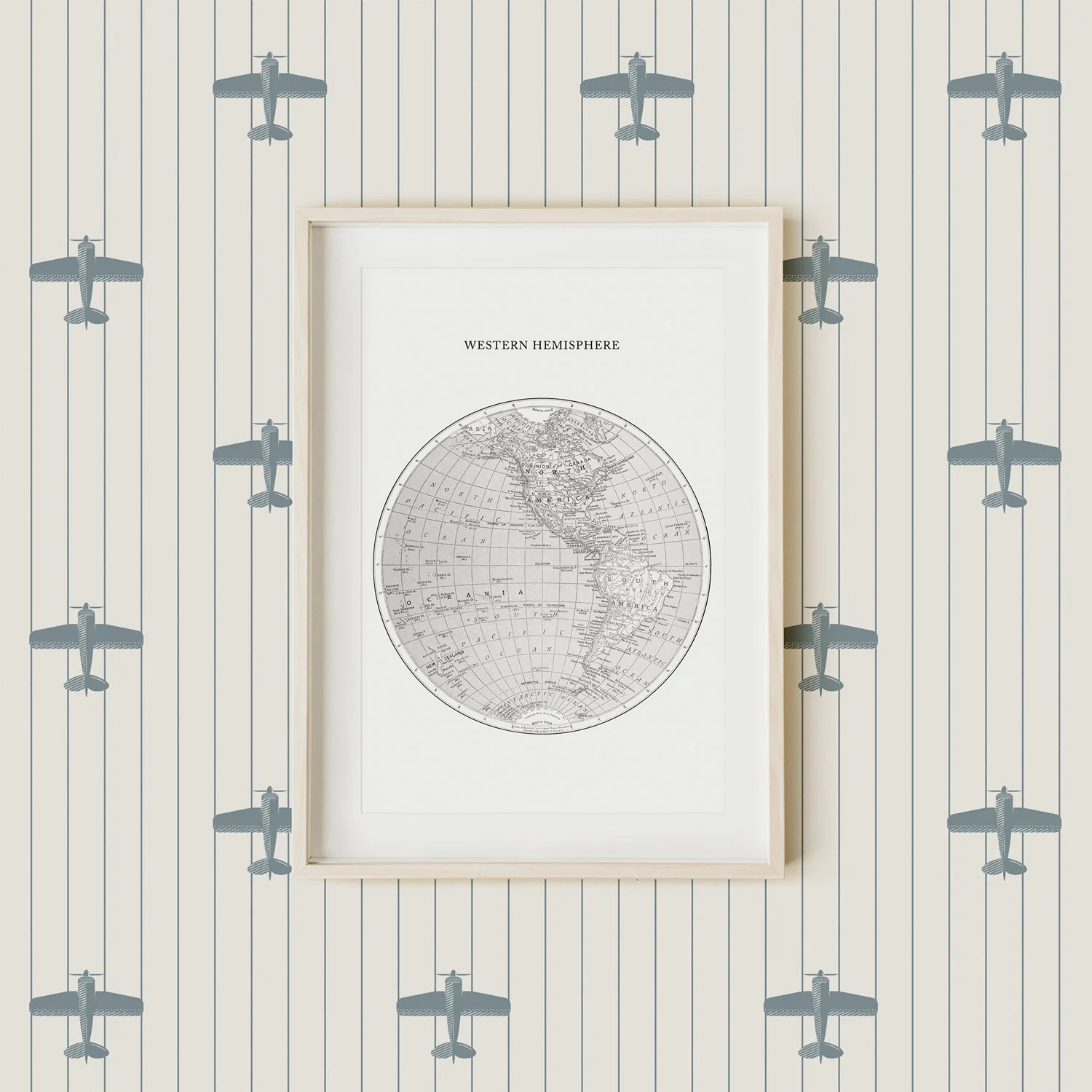 Vintage airplane wallpaper | Livettes Wallpaper