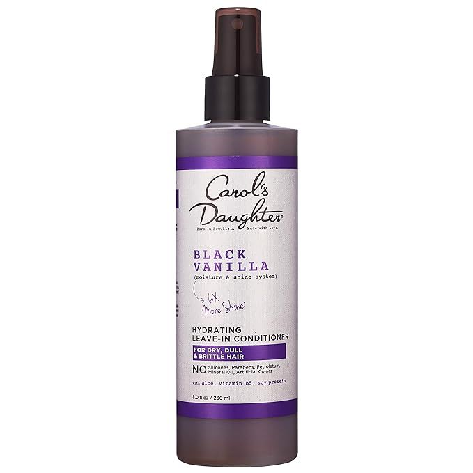 Carol's Daughter Black Vanilla Leave-In Conditioner Spray For Curly, Dry Damaged Natural Hair, Mo... | Amazon (US)