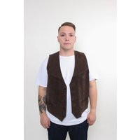 Vintage Leather Vest, 80S Button Up Brown Suede Top - Medium Western Cowboy Shirt 90S Fashion Heritage Vest | Etsy (US)