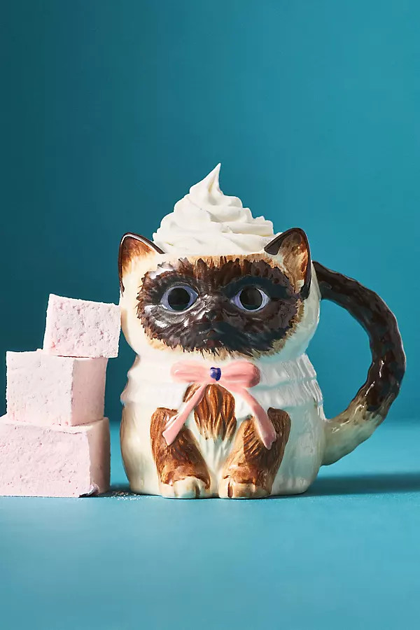 Peluche Pet Stoneware Mug | Anthropologie (US)