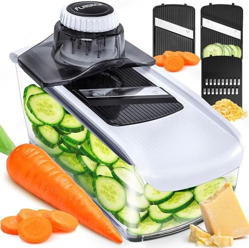 Fullstar Mandoline Slicer for Kitchen, Fruit Cutter, Cheese Grater, Cucumber Slicer, Food Cutter ... | Amazon (US)