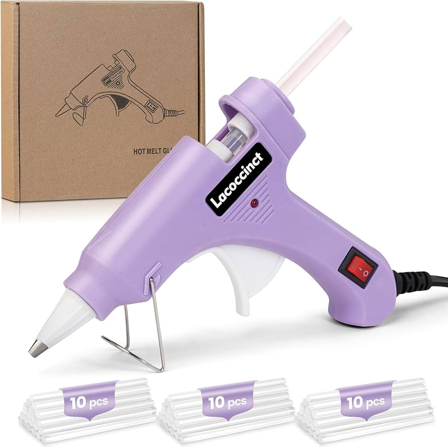 Hot Glue Gun, Mini Hot Glue Gun Kit with 30 Glue Sticks, Fast Preheating Hot Melt for School Craf... | Amazon (US)