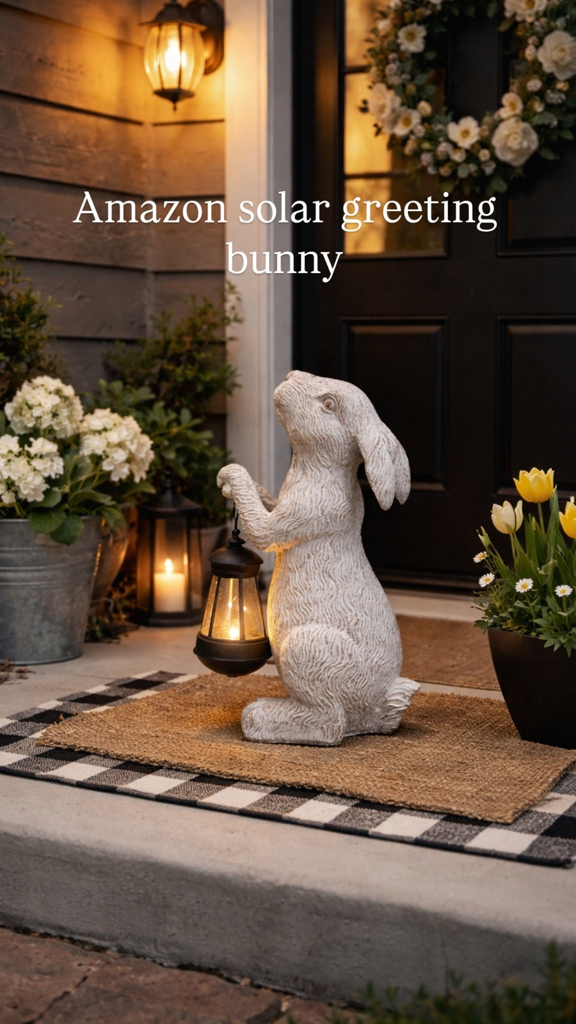 A little bunny glow for the front porch 🐰✨”

#LTKFestival #LTKSeasonal #LTKmomlife