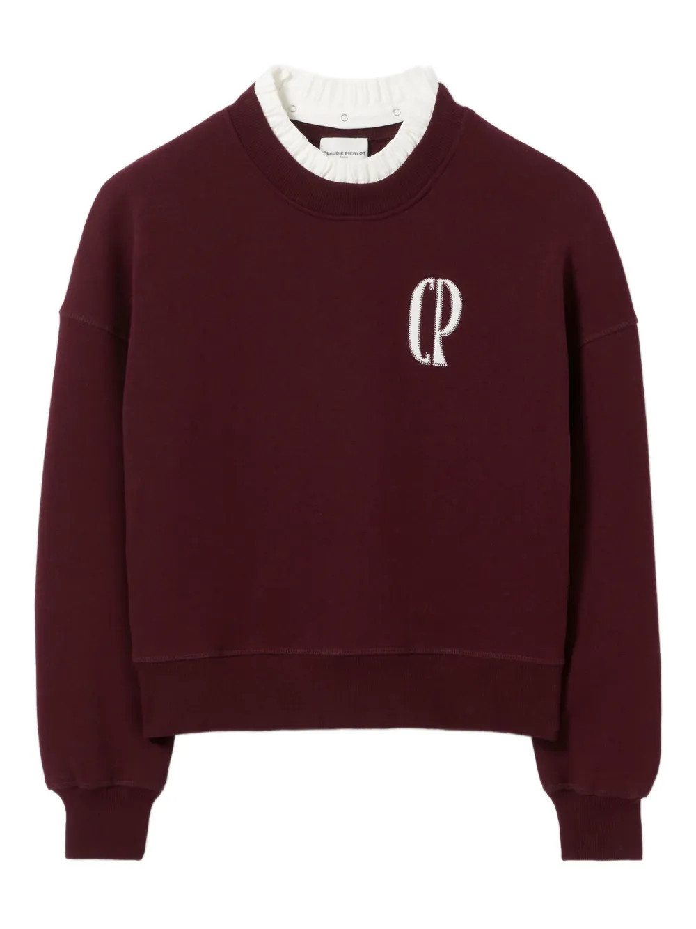 logo-patch cotton-blend sweatshirt | Farfetch Global