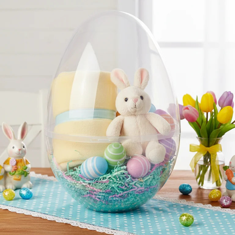 Jumbo Clear Plastic Egg Container, 16 in, by Way to Celebrate | Walmart (US)