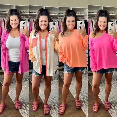 Aerie mid size plus size summer fashion denim shorts, coverups and sweatshirts 

#LTKcurves #LTKSeasonal